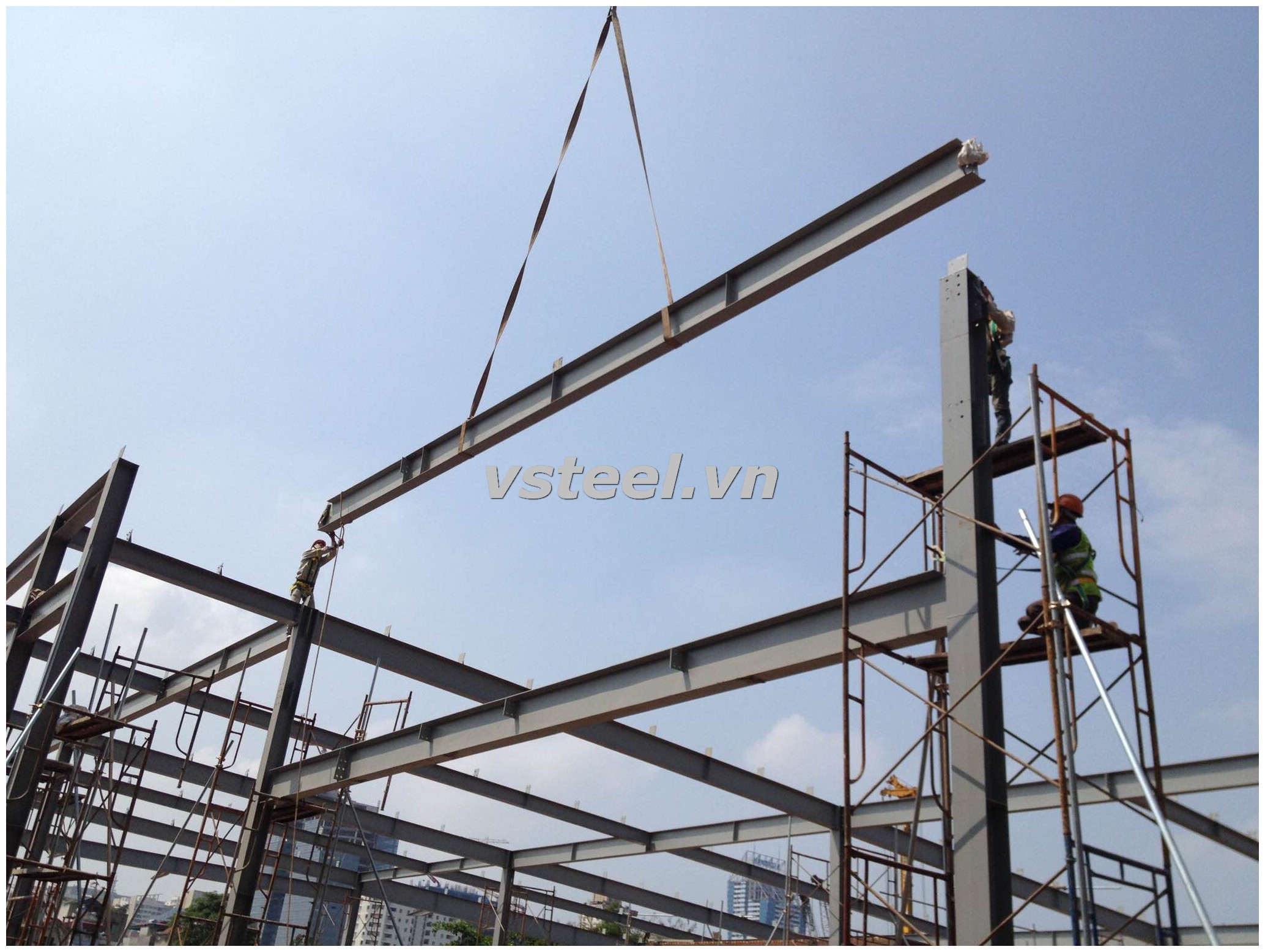 Quy trình lắp dựng nhà thép tiền chế