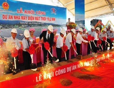 Xây nhà máy điện mặt trời tại Quảng Ngãi